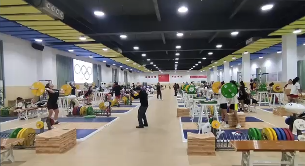 【迎接省运会 当好东道主】安源全民健身综合馆主体工程调试完毕 投入使用