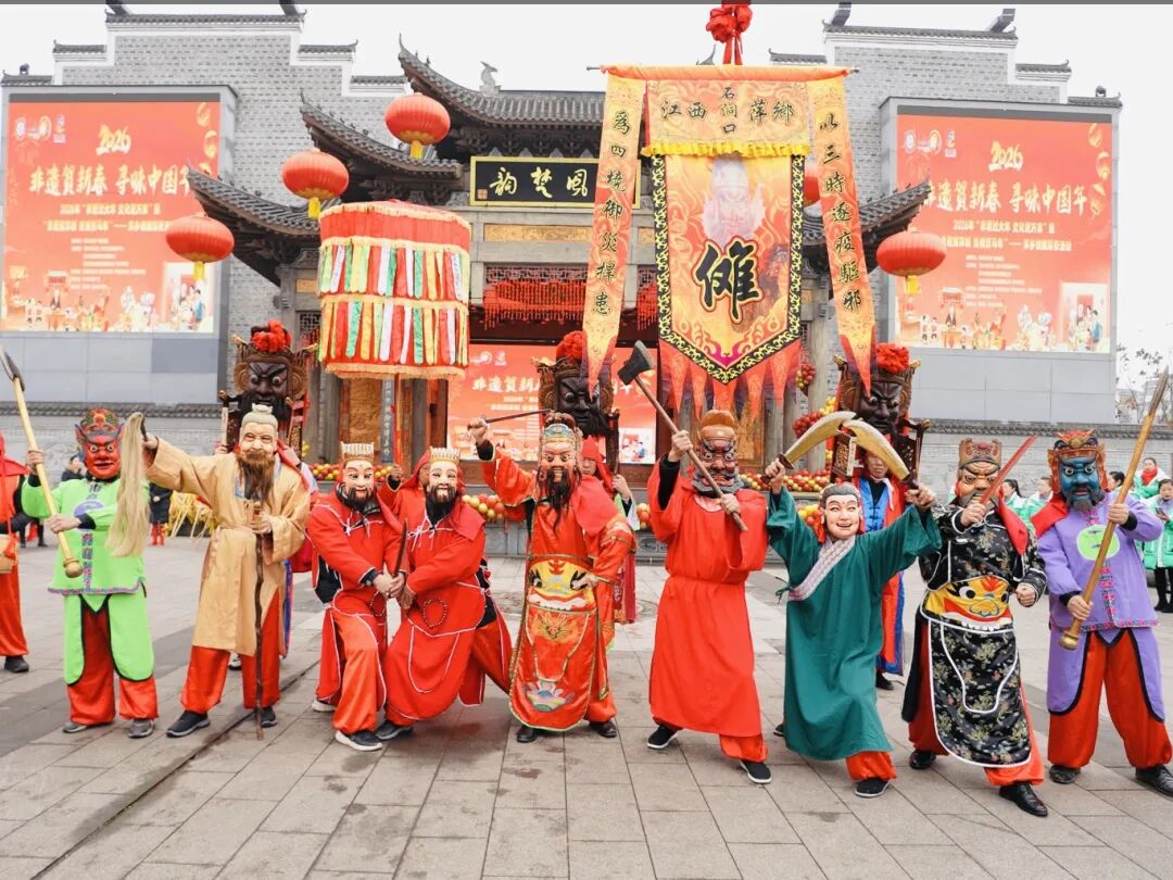 非遗迎新春|在萍乡，看傩舞，年味浓~